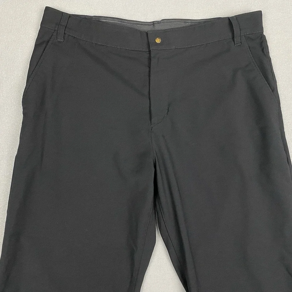 Nike Dri-FIT Victory Flat Front Straight Leg Golf Pants‎ Mens 36x31 Black